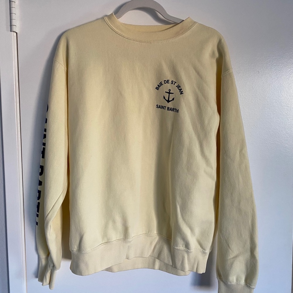 Brandy Melville Erica yellow st barths crewneck